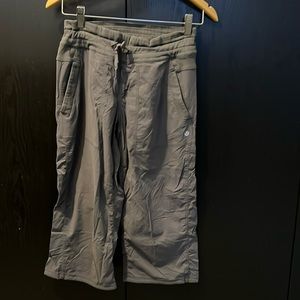 Grey Lululemon crops